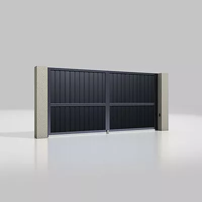 Автоматические распашные ворота 4000x2000 серии Prestige