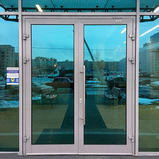 Алюминиевая дверь 1500x2200 мм. GFTD43207